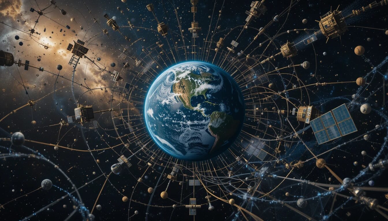 Le maillage sauvage de satellite recouvre désormais quasiment toute la Terre.