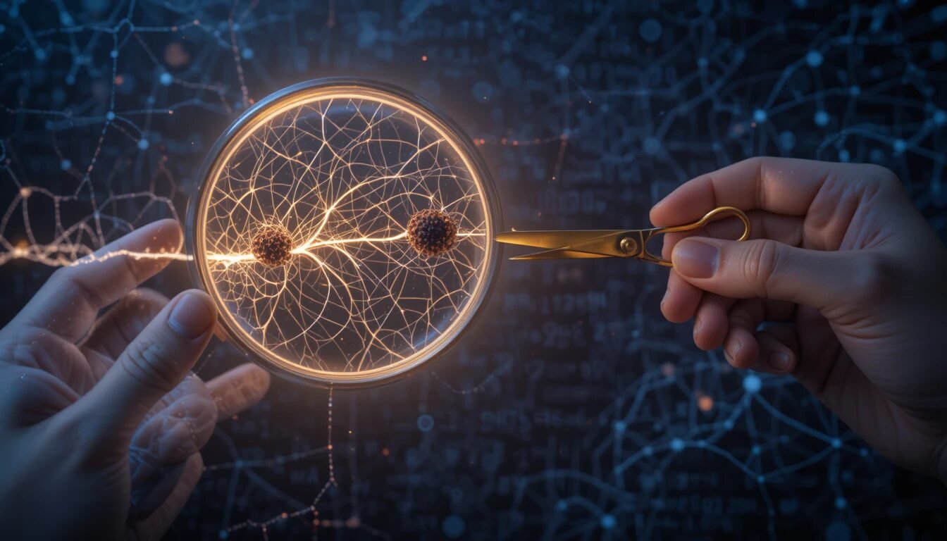 Le Cartographe du Futur" Cette image représente la capacité de lire et de réécrire le chemin de la vie.