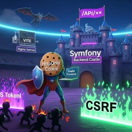 Guide Senior pour découpler Symfony (API) et Svelte (SPA) : Apprenez l'authentification par Cookies HttpOnly, le traitement CSRF, et la configuration des endpoints /api/* avec des snippets Vite, Nginx et curl.